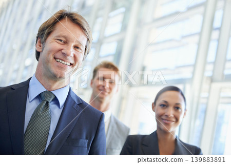 Portrait, smile and management team of business people in office together for corporate or professional career. About us, leadership and happy employee group in workplace for diversity or unity Portrait, smile and management team of business people in office together for corporate or professional career. About us, leadership and happy employee group in workplace for diversity or unity 139883891