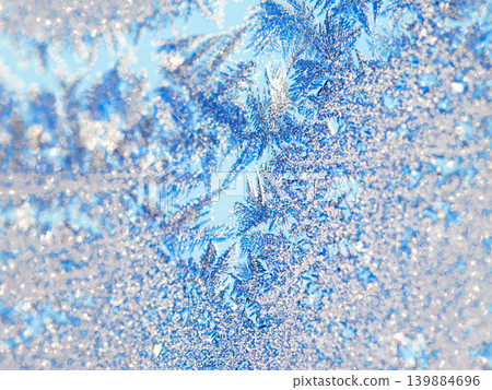 Ice, crystals and frozen on glass in winter or nature environment for global warming, climate or cold weather. Frost, outdoor and snow travel in Swiss Alps for explore or textures, freezing or season Ice, crystals and frozen on glass in winter or nature environment for global warming, climate or cold weather. Frost, outdoor and snow travel in Swiss Alps for explore or textures, freezing or season 139884696