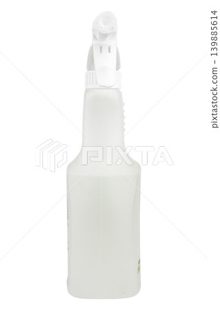 Fabric spray bottle isolated on white background Fabric spray bottle isolated on white background 139885614