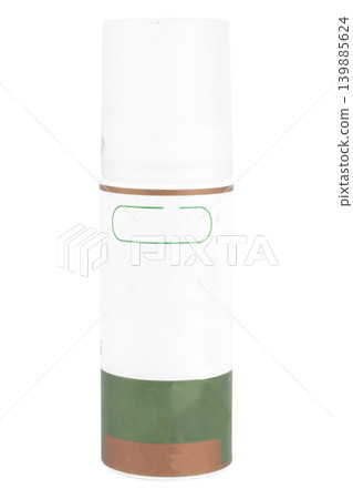 Mosquito repellent bottle isolated on white background 139885624