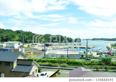 Scenery from Kogota Station to Sendai Station on the JR East Tohoku Main Line. 139888545