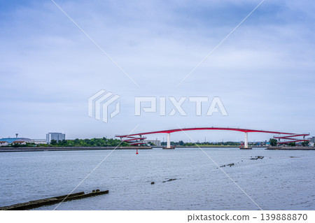 千葉縣木更津市：中之島大橋及其周邊地區 139888870