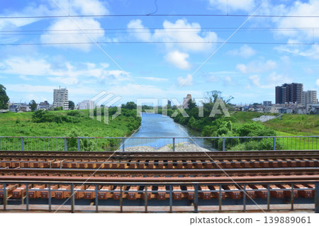 JR東日本東北本線沿途風景,從仙台站到白石站。 JR東日本東北本線沿途風景,從仙台站到白石站。 139889061