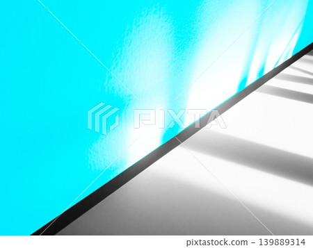 Background summer blue wall studio room solid kitchen podium floor backdrop product scene shadow loft stage grey platform interior abstract mockup tropical cement minimal marble desk loft platform. Background summer blue wall studio room solid kitchen podium floor backdrop product scene shadow loft stage grey platform interior abstract mockup tropical cement minimal marble desk loft platform. 139889314
