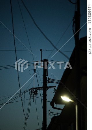 City of evening scenery City of evening scenery 139889474