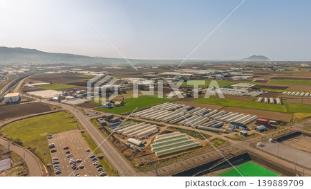 April 26 2026 Hakodate Hokuto Aerial View With Shinkansen Railway April 26 2026 Hakodate Hokuto Aerial View With Shinkansen Railway 139889709