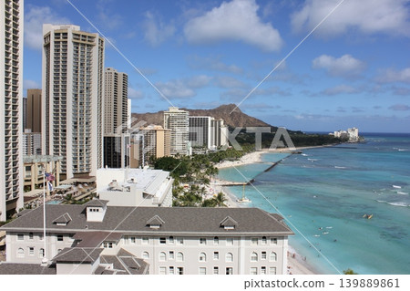六月夏威夷的街景和風景 139889861