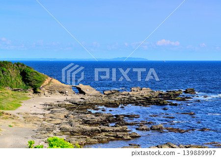 三浦半島城島海岸的風景 三浦半島城島海岸的風景 139889997
