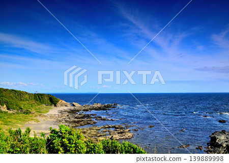 三浦半島城島海岸的風景 三浦半島城島海岸的風景 139889998