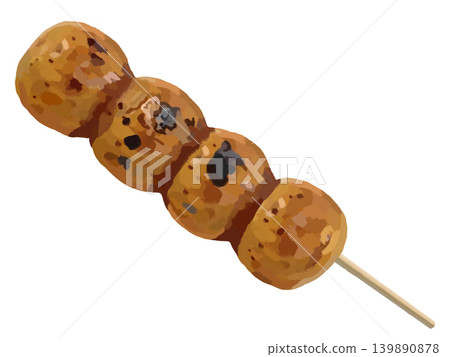 Mitarashi dango (1 piece) Mitarashi dango (1 piece) 139890878