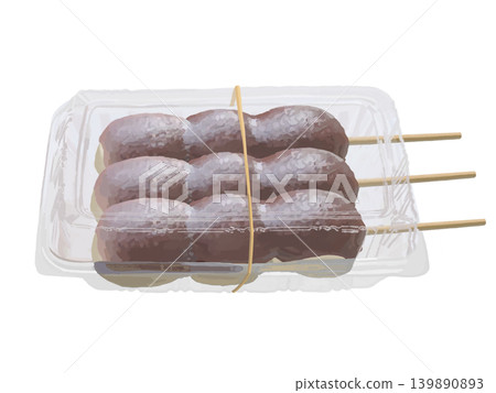 Anko dumplings (packaged) with rubber band Anko dumplings (packaged) with rubber band 139890893