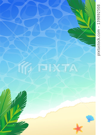 擁有美麗海水的熱帶海灘。 擁有美麗海水的熱帶海灘。 139892508