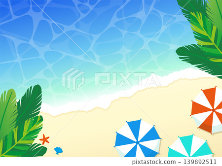 A tropical beach with beautiful water. A tropical beach with beautiful water. 139892511