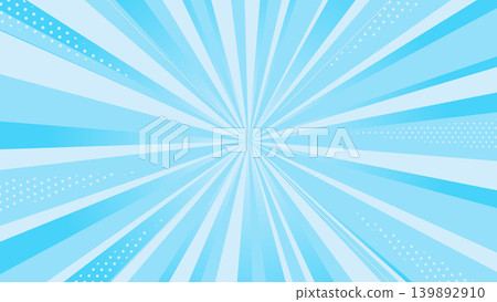 A refreshing summer background material featuring a sky-blue radial effect. A refreshing summer background material featuring a sky-blue radial effect. 139892910