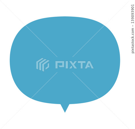 Simple speech bubble with solid color Simple speech bubble with solid color 139893901