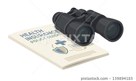 Black Binoculars on Health Insurance Policy Guide 139894183
