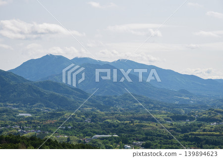 Beautiful scenery of Kaguraoyama in Tsuyama City, Okayama Prefecture, Japan Beautiful scenery of Kaguraoyama in Tsuyama City, Okayama Prefecture, Japan 139894623