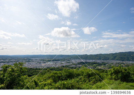 Beautiful scenery of Kaguraoyama in Tsuyama City, Okayama Prefecture, Japan Beautiful scenery of Kaguraoyama in Tsuyama City, Okayama Prefecture, Japan 139894636