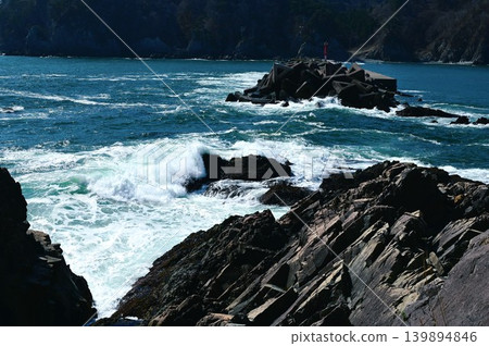 Scenery near Sanno-iwa in Sanriku Reconstruction National Park 139894846