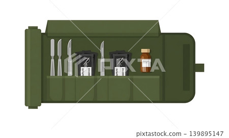 Combat Medic Field Surgical Canvas Roll 139895147
