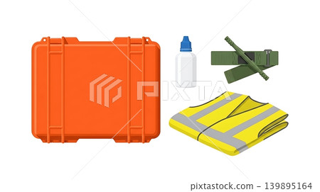 Construction Site Trauma Orange Hard Box Construction Site Trauma Orange Hard Box 139895164