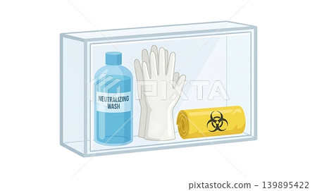 Chemistry Lab Chemical Spill Burn Kit 139895422