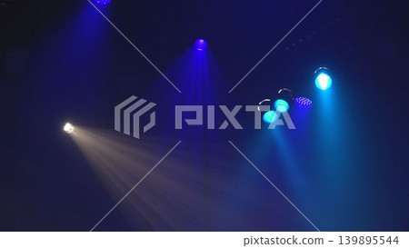 Blue-toned lighting Blue-toned lighting 139895544