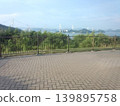 A moment of peace and tranquility from the observation deck overlooking the magnificent Seto Inland Sea and the suspension bridge. 139895758