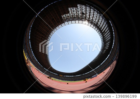 Panoramic view of the stadium 139896199