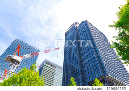 Construction site of skyscrapers Construction site of skyscrapers 139896565