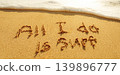 The word all i do is surf written in the sand on the beach 139896777