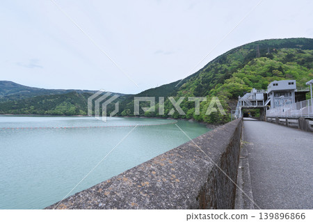Igawa Dam, Igawa Lake, Oi River, April 139896866