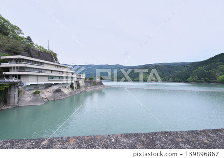 井川水壩、井川湖、大井川,四月 井川水壩、井川湖、大井川,四月 139896867