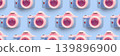 Pattern with SLR camera on pastel color background 139896900