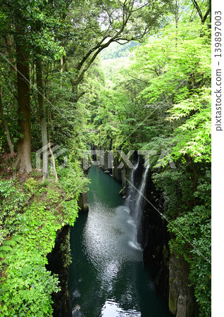 Mako well waterfall of Takachiho Gorge Mako well waterfall of Takachiho Gorge 139897003