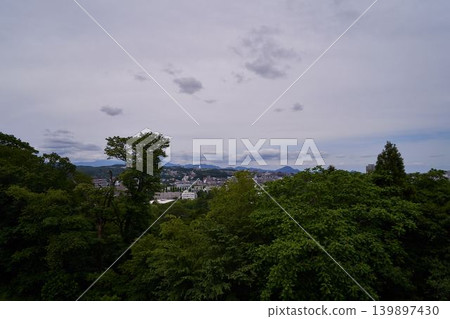 從宮城縣青葉山眺望仙台市 從宮城縣青葉山眺望仙台市 139897430
