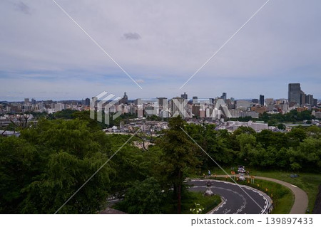 View of Sendai City from Aobayama, Miyagi Prefecture View of Sendai City from Aobayama, Miyagi Prefecture 139897433