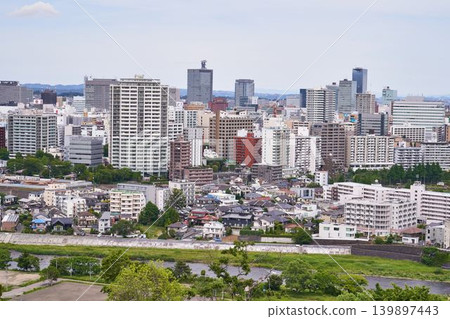 從宮城縣青葉山眺望仙台市 從宮城縣青葉山眺望仙台市 139897443