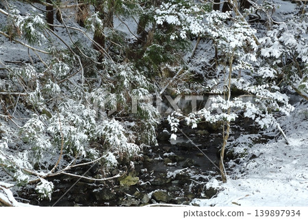 河被雪覆蓋 河被雪覆蓋 139897934
