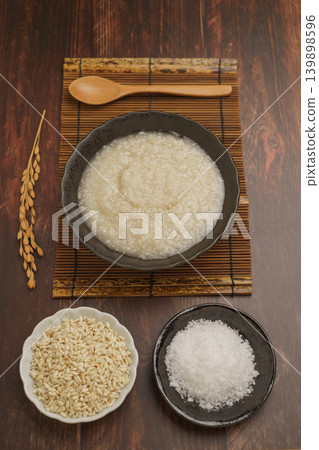 Salted rice malt and ingredients (rice malt, salt) Salted rice malt and ingredients (rice malt, salt) 139898596