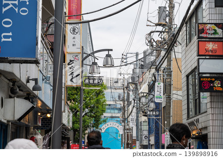 The chaotic urban landscape of Harajuku Street, Shibuya Ward, Tokyo The chaotic urban landscape of Harajuku Street, Shibuya Ward, Tokyo 139898916