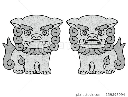 守護犬的插圖 139898994