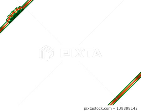Ribbon wave, striped gold, diagonal F, Christmas Ribbon wave, striped gold, diagonal F, Christmas 139899142