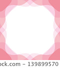 Simple pink square frame 139899570