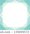 Simple green square frame 139899572
