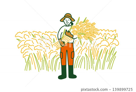 rice farmer woman rice farmer woman 139899725