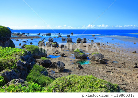 【沖繩縣】東邊那崎(宮古島)陽光沙灘 【沖繩縣】東邊那崎(宮古島)陽光沙灘 139900312