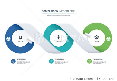 Comparison infographic template. Modern versus chart, decision making diagram and comparison table design for business presentation, workflow and product evaluation. Comparison infographic template. Modern versus chart, decision making diagram and comparison table design for business presentation, workflow and product evaluation. 139900528