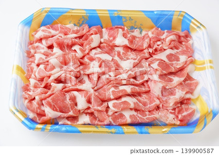 Pork shoulder loin for shabu-shabu Pork shoulder loin for shabu-shabu 139900587