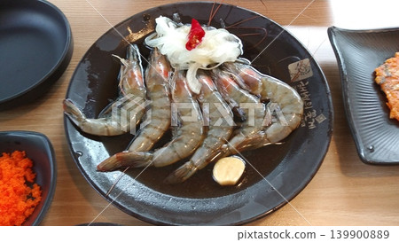 Korean soy sauce marinated shrimp Korean soy sauce marinated shrimp 139900889